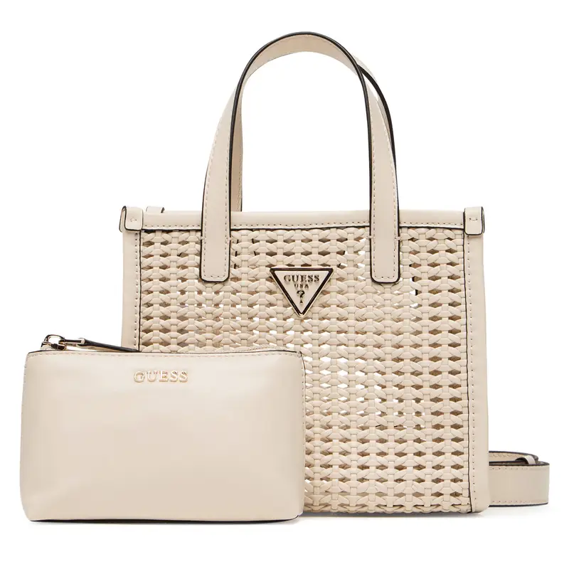 Borsetta Guess Brigitta Mini HWWZ72 06770 Écru Écru
