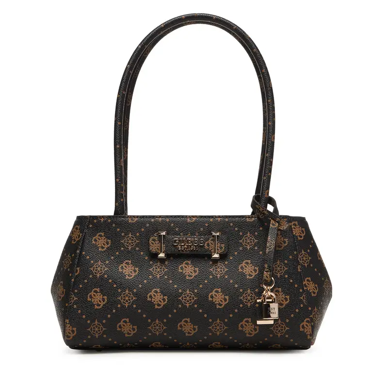 Borsetta Guess Carrie Logo HWGP98 98080 Marrone