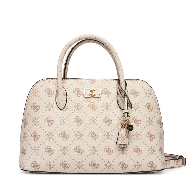 Borsetta Guess Emelie Logo HWGP99 28060 Écru Écru