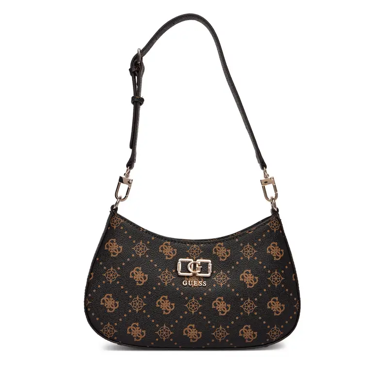 Borsetta Guess Emelie Logo HWGP99 28180 Marrone