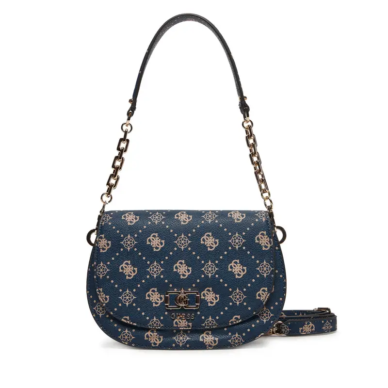 Borsetta Guess Emelie Logo HWGP99 28200 Blu scuro