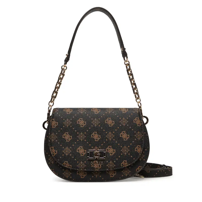 Borsetta Guess Emelie Logo HWGP99 28200 Marrone