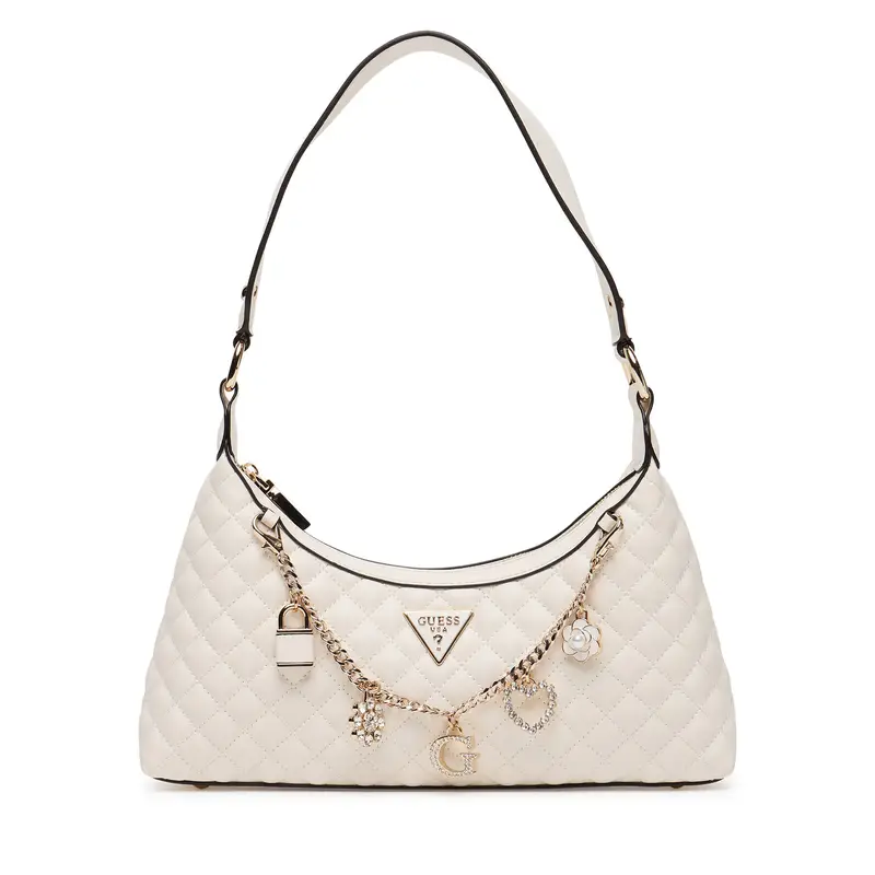 Borsetta Guess Everlee HWEG86 79180 Écru Écru