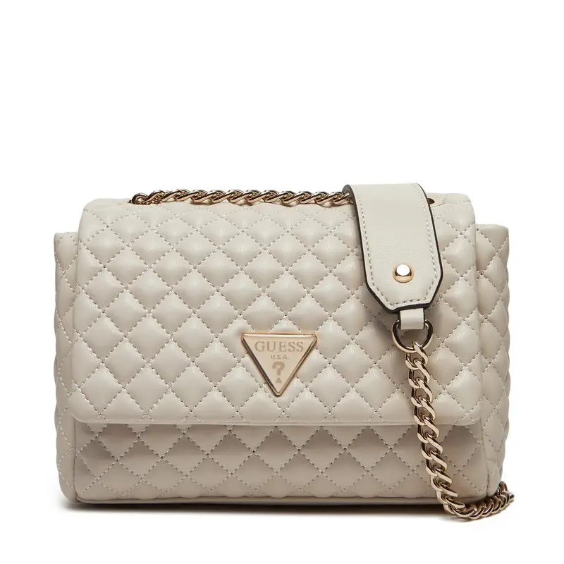 Borsetta Guess HWEQG9 54121 Écru Écru