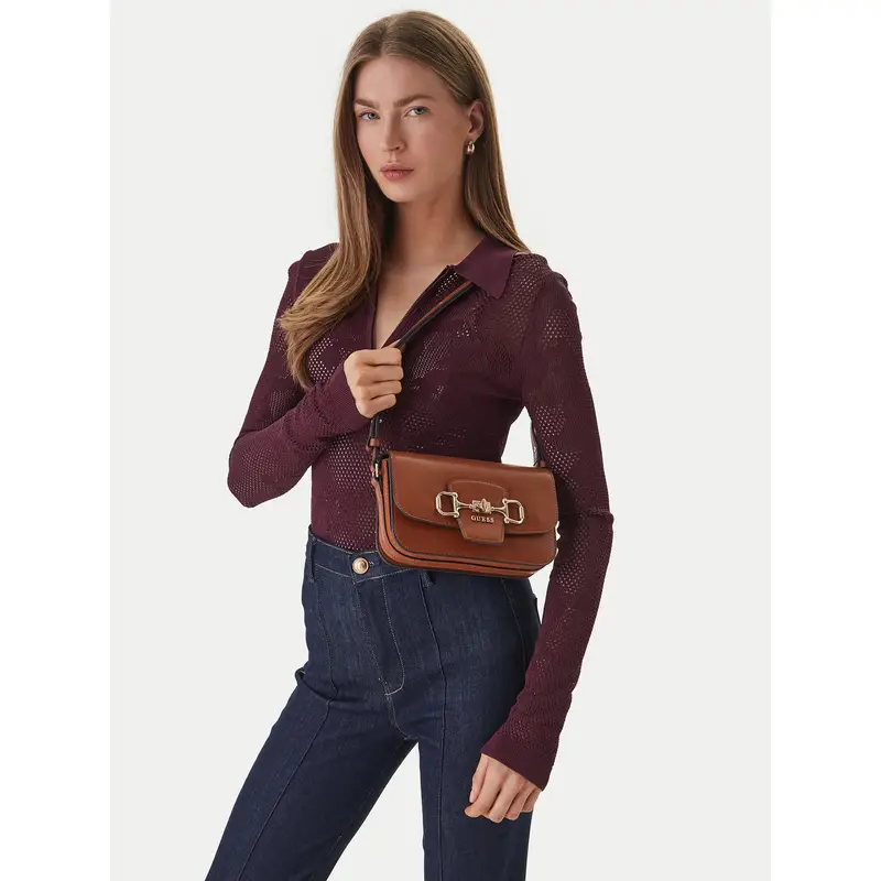 Borsetta Guess Janie HWVG99 10210 Marrone