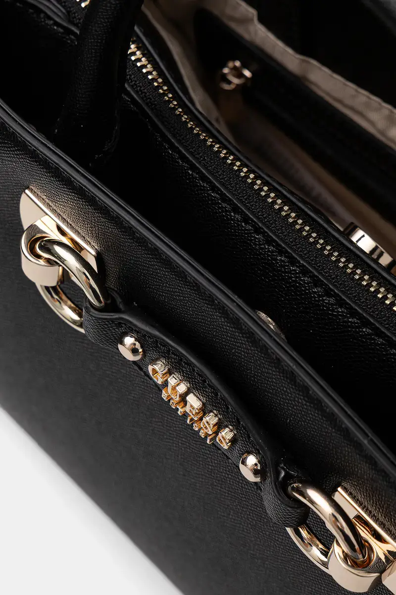 Guess Borsa Mimina Nero in plastica riciclata miniatura 4