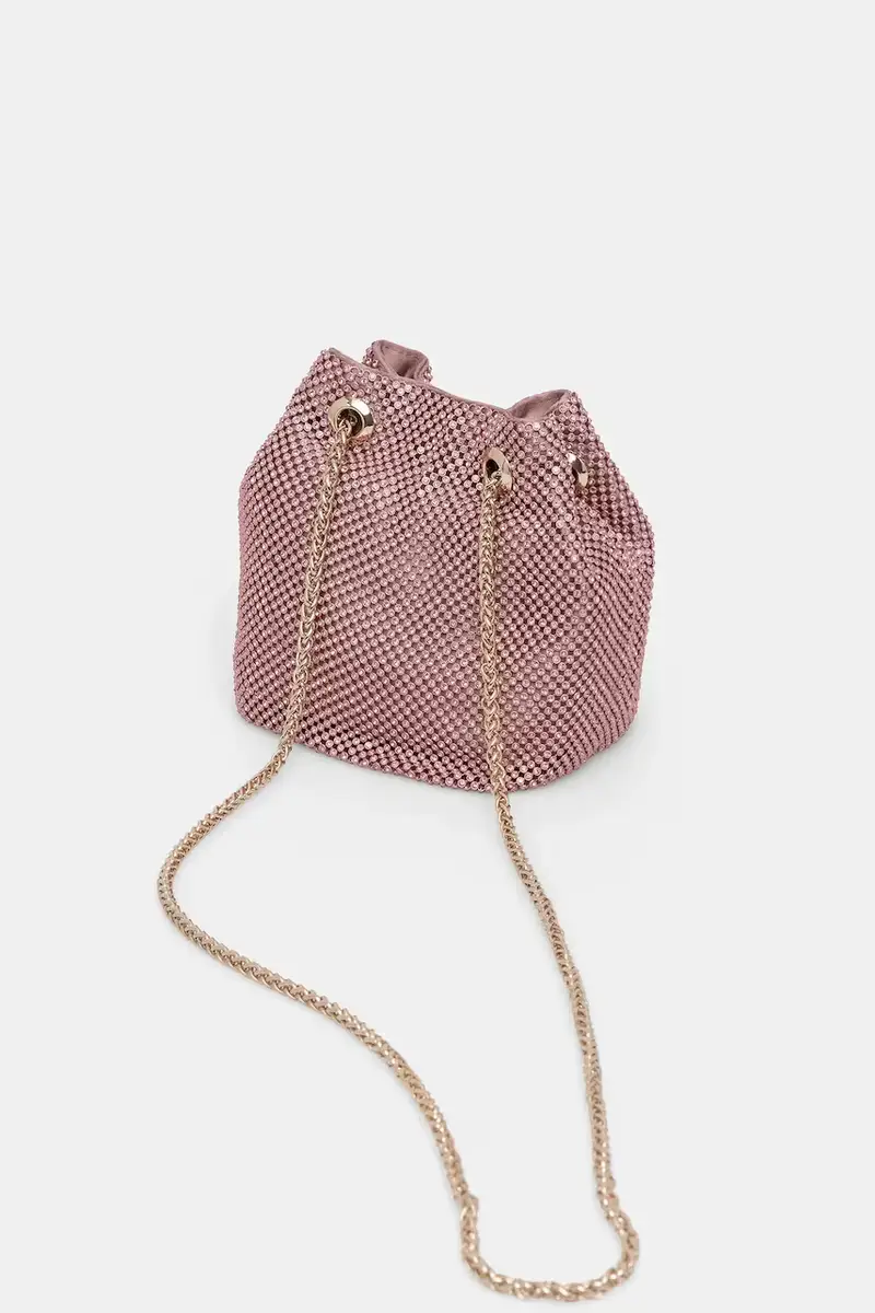 borsetta ZALINA colore granata HWRP93 50750 Rosa miniatura 3