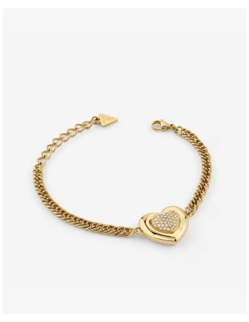Bracciale GUESS Love in acciaio dorato JUBB05456JW YG