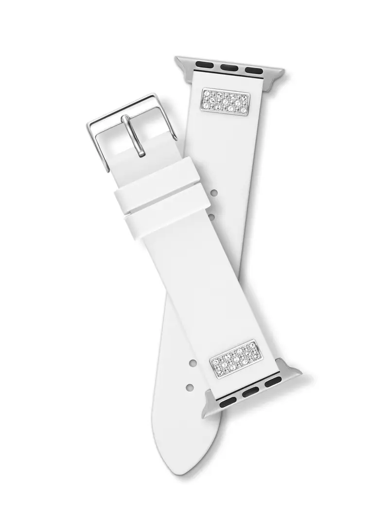 GUESS Braccialetto  argento / bianco miniatura 2