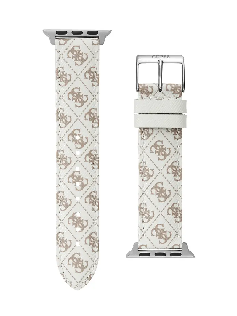 GUESS Braccialetto  beige scuro / bianco