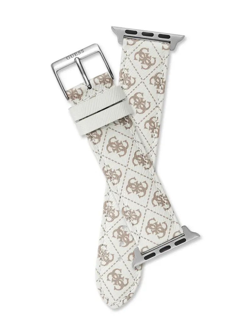 GUESS Braccialetto beige scuro / bianco miniatura 2