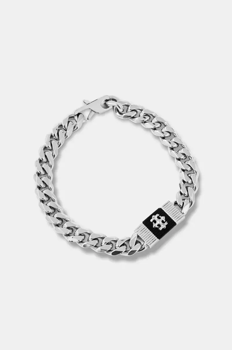 braccialetto REBEL MOON uomo JUMB05 066JW Argento