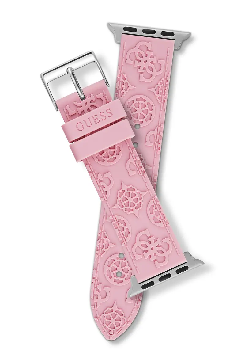 GUESS Braccialetto rosa chiaro / argento miniatura 2
