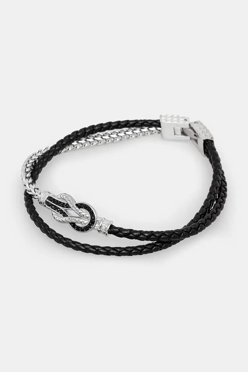 braccialetto SAILOR KNOT uomo JUMB05 029JW Argento