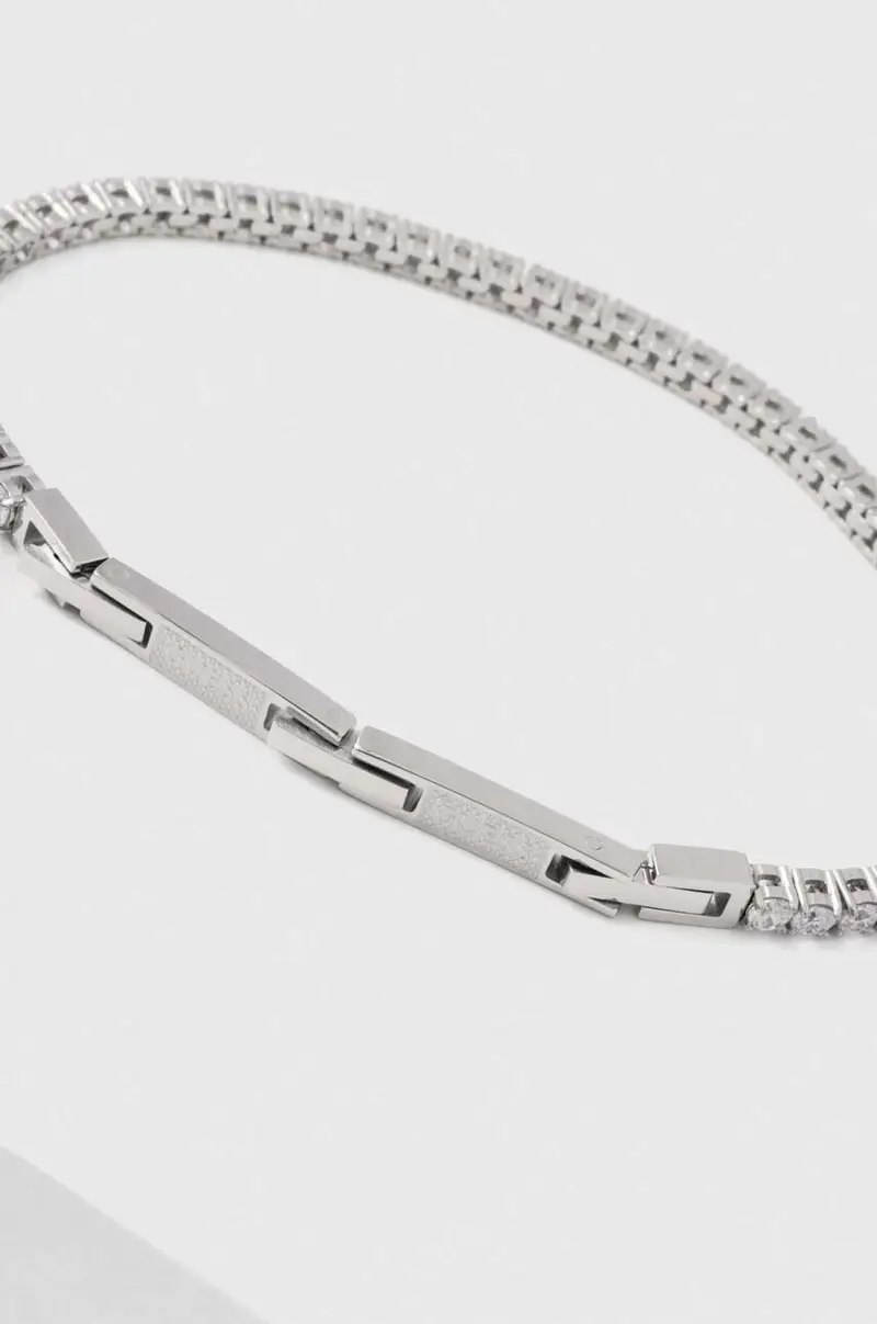 braccialetto uomo Argento miniatura 2