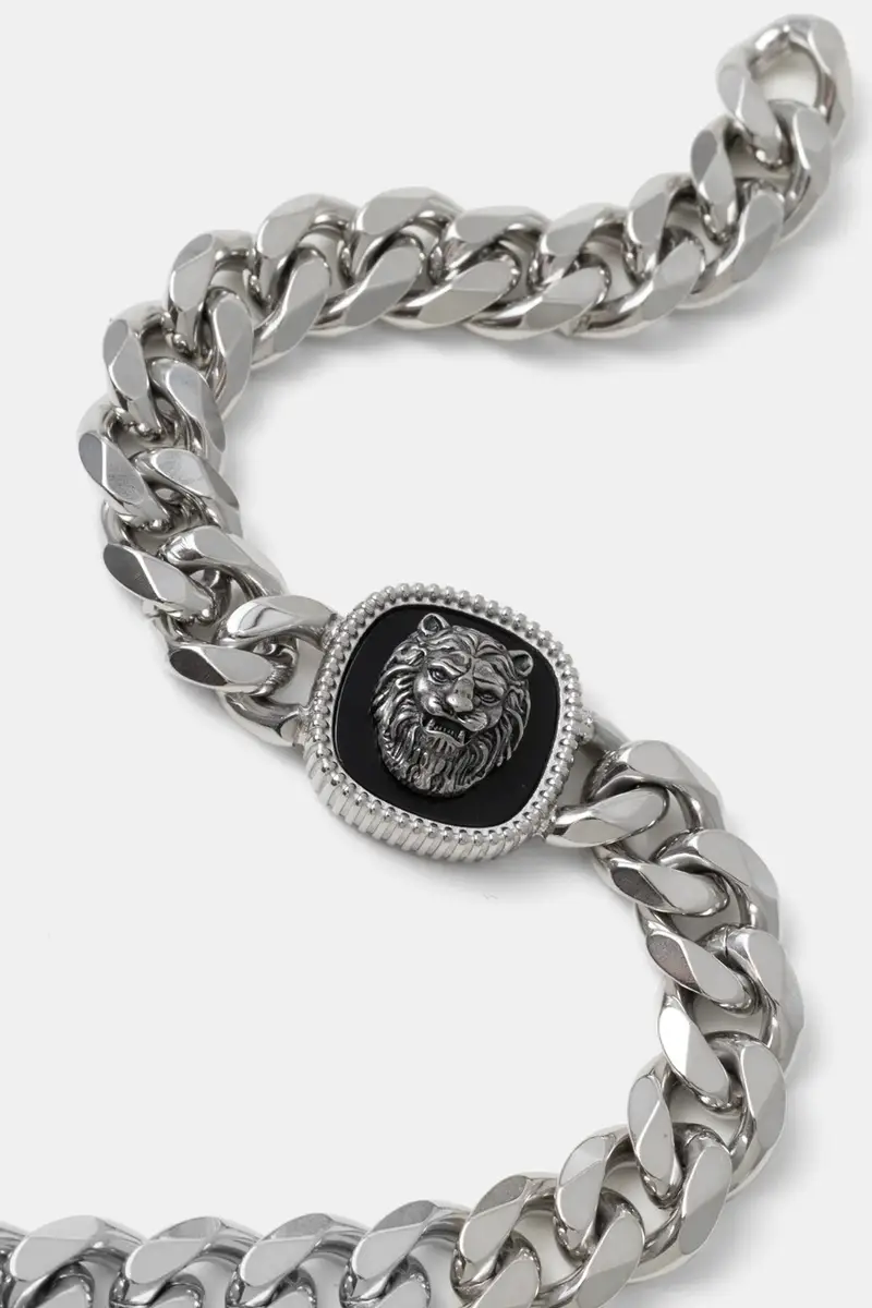 braccialetto uomo Argento miniatura 2