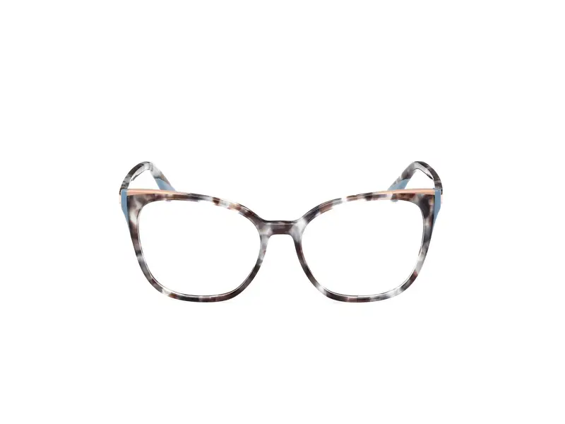 Guess by Marciano Donna GM0390 92 Montature da vista Acetato Blu Cat Eye Normale miniatura 2
