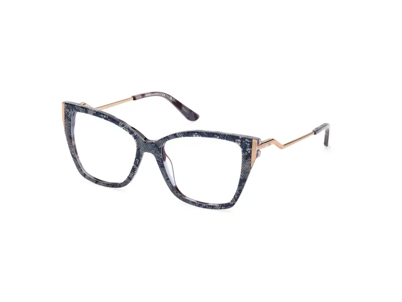 Guess by Marciano Donna GM0399 92 Montature da vista Acetato Blu  Squadrata Normale