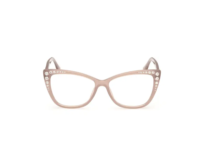 Guess by Marciano Donna GM50000 59 Montature da vista Iniettato Beige Farfalla Normale miniatura 2