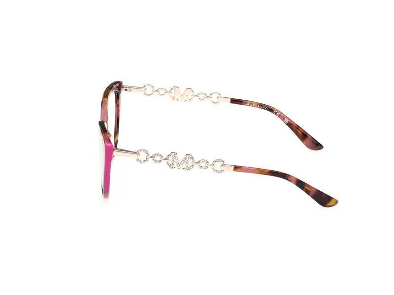 Guess by Marciano Donna GM50006 83 Montature da vista Acetato Viola Cat Eye Normale miniatura 2