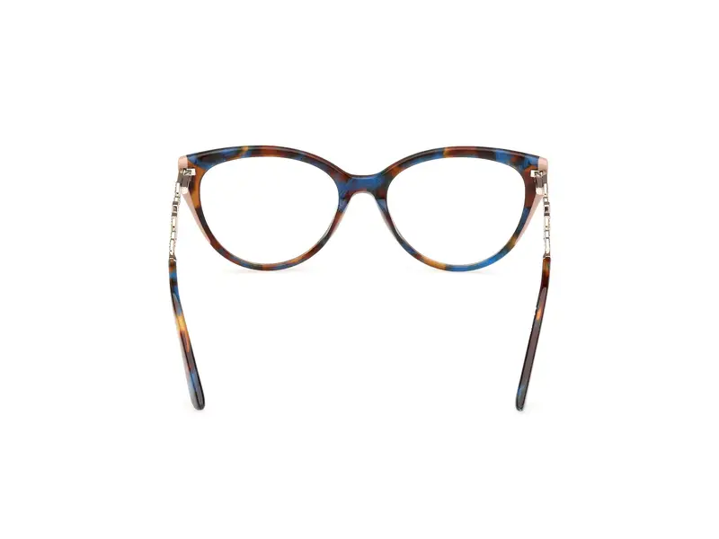 Guess by Marciano Donna GM50006 92 Montature da vista Acetato Blu Geometrica Normale miniatura 3