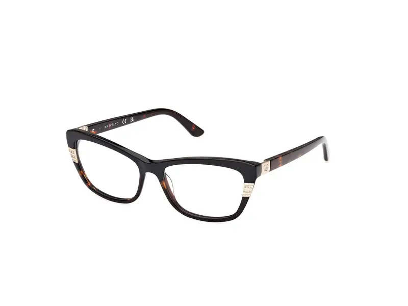 Guess by Marciano Donna GM50010 5 Montature da vista Acetato Nero  Squadrata Normale