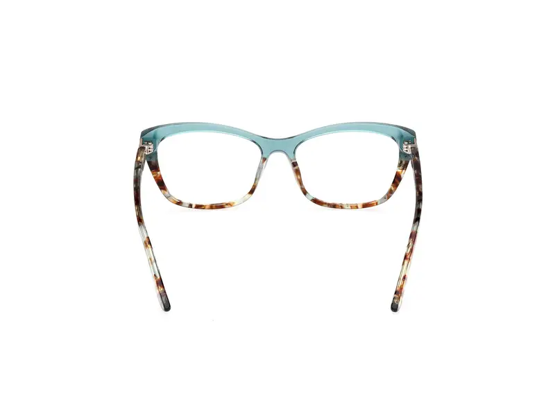 Guess by Marciano Donna GM50010 87 Montature da vista Acetato Turchese Squadrata Normale miniatura 3