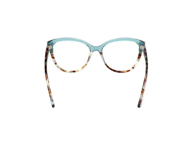 Guess by Marciano Donna GM50011 87 Montature da vista Acetato Turchese Cat Eye Normale miniatura 3