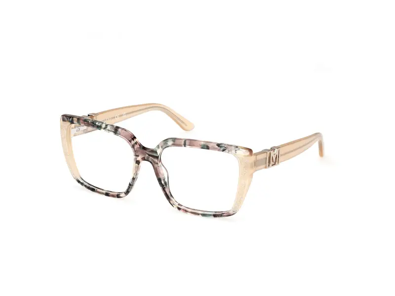 Guess by Marciano Donna GM50013 59 Montature da vista Acetato Beige Squadrata Normale