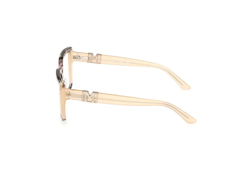 Guess by Marciano Donna GM50013 59 Montature da vista Acetato Beige Squadrata Normale miniatura 2