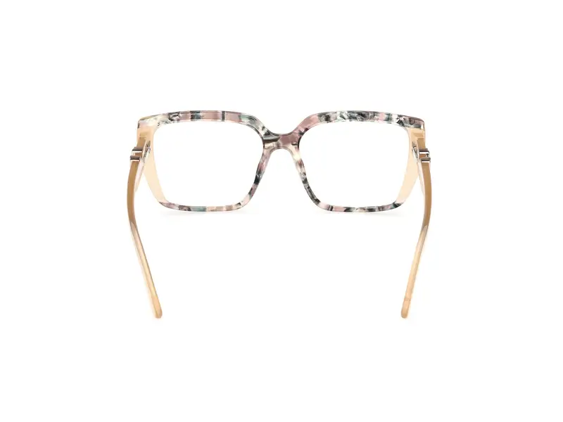 Guess by Marciano Donna GM50013 59 Montature da vista Acetato Beige Squadrata Normale miniatura 3
