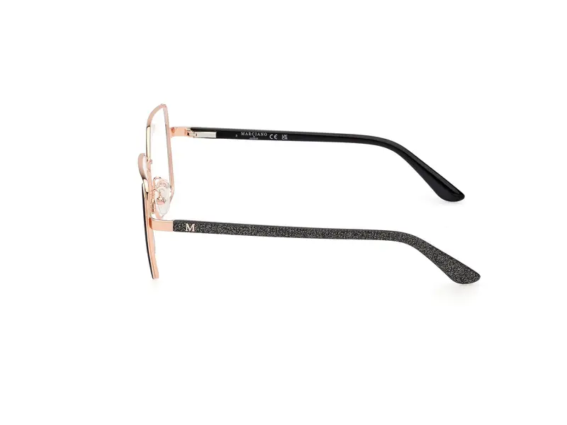 Guess by Marciano Donna GM50014 5 Montature da vista Metallo Nero Squadrata Normale miniatura 2