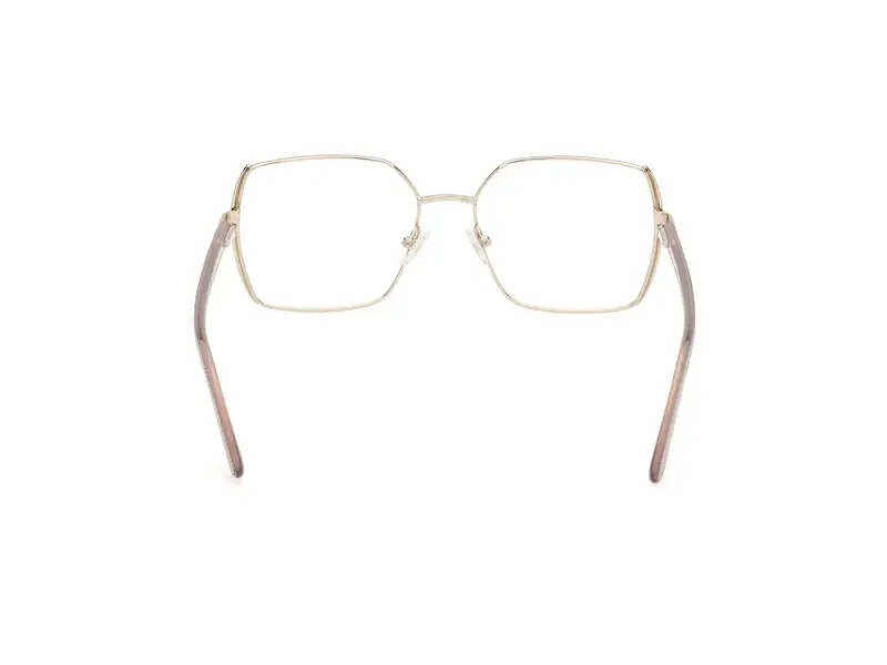 Guess by Marciano Donna GM50014 59 Montature da vista Metallo Beige Squadrata Normale miniatura 3