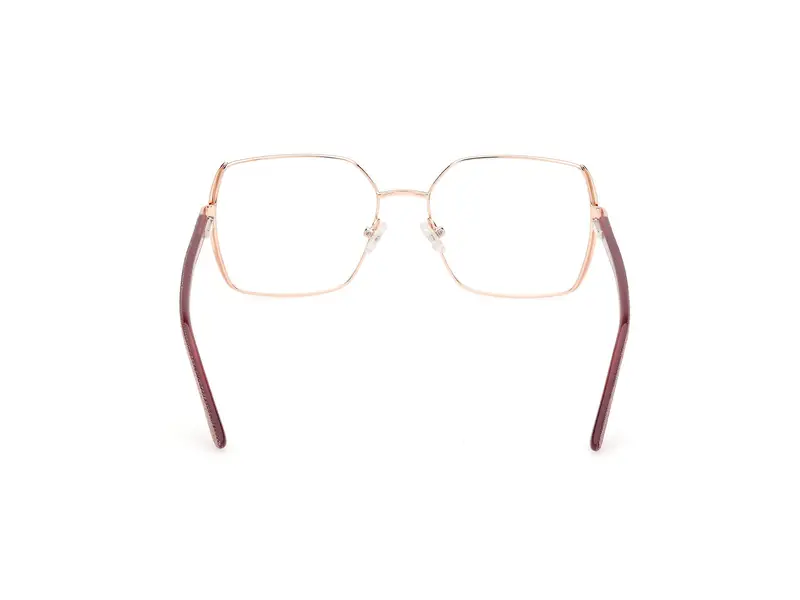 Guess by Marciano Donna GM50014 71 Montature da vista Metallo Bordeaux Squadrata Normale miniatura 3