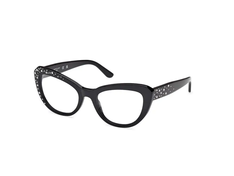Guess by Marciano Donna GM50016 1 Montature da vista Acetato Nero  Cat Eye Normale