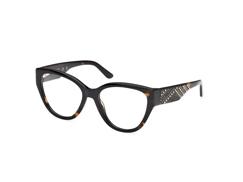 Guess by Marciano Donna GM50018 52 Montature da vista Acetato Havana Cat Eye Normale