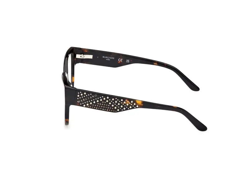 Guess by Marciano Donna GM50018 52 Montature da vista Acetato Havana Cat Eye Normale miniatura 2