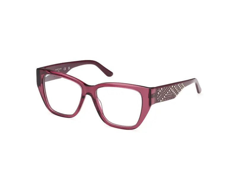 Guess by Marciano Donna GM50019 71 Montature da vista Acetato Bordeaux  Squadrata Normale