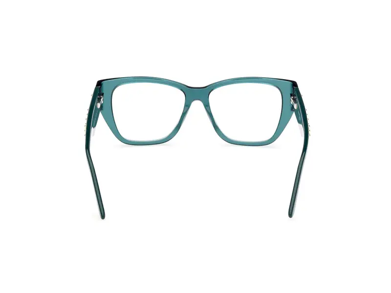 Guess by Marciano Donna GM50019 98 Montature da vista Acetato Verde Squadrata Normale miniatura 3