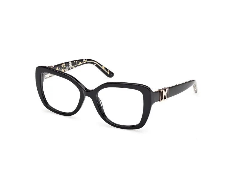 Guess by Marciano Donna GM50027 001 Montature da vista Acetato Nero Squadrata Normale