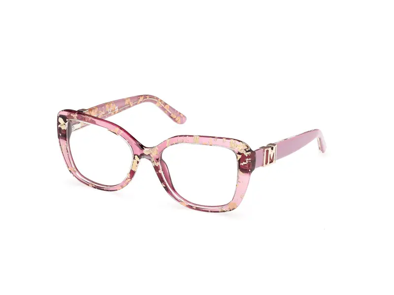 Guess by Marciano Donna GM50027 083 Montature da vista Acetato Viola Squadrata Normale