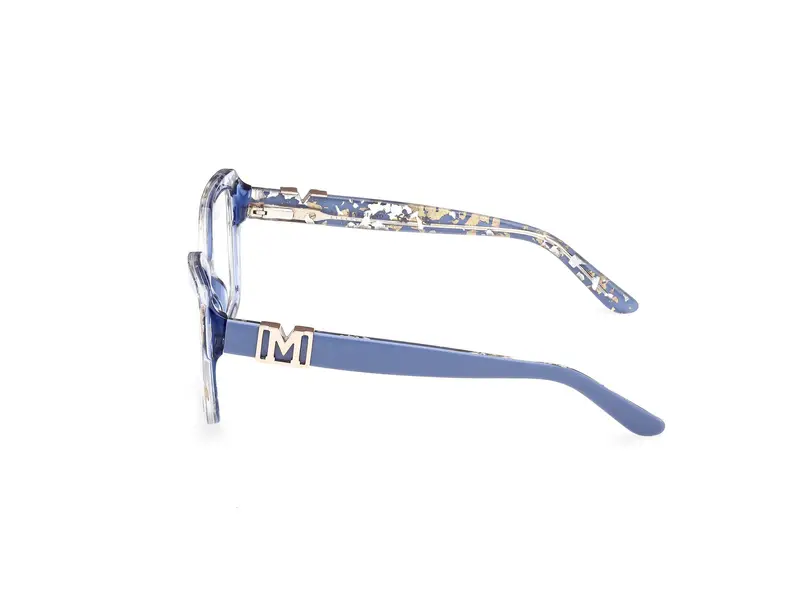 Guess by Marciano Donna GM50027 092 Montature da vista Acetato Blu Squadrata Normale miniatura 2