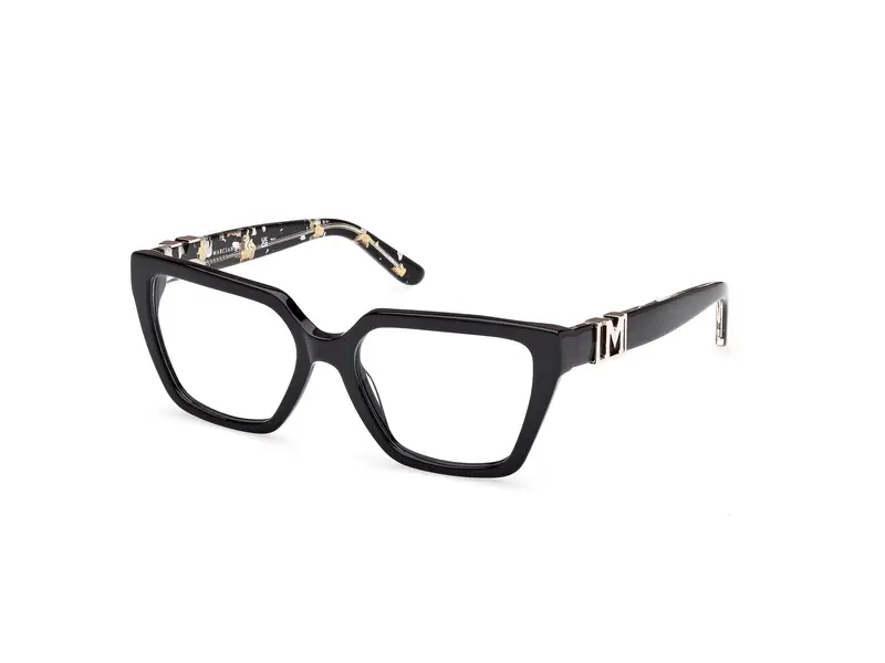 Guess by Marciano Donna GM50028 001 Montature da vista Acetato Nero Squadrata Normale