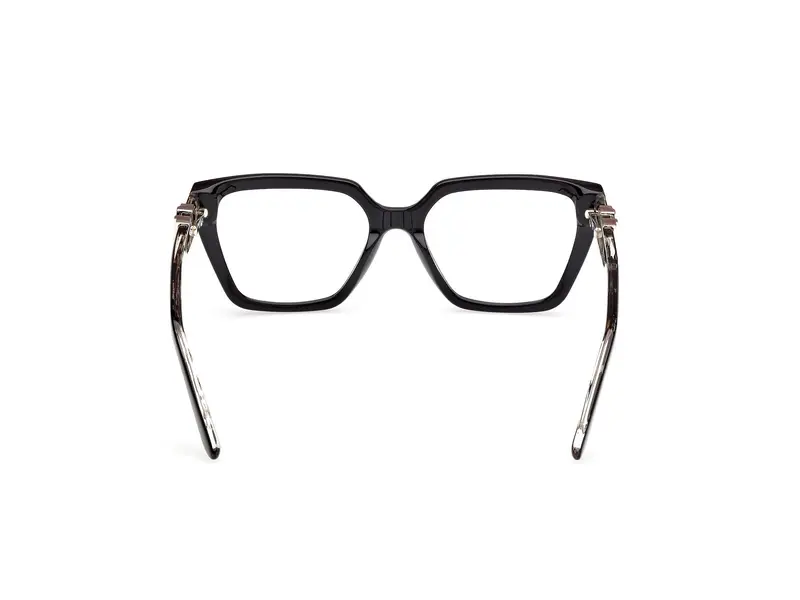 Guess by Marciano Donna GM50028 001 Montature da vista Acetato Nero Squadrata Normale miniatura 3