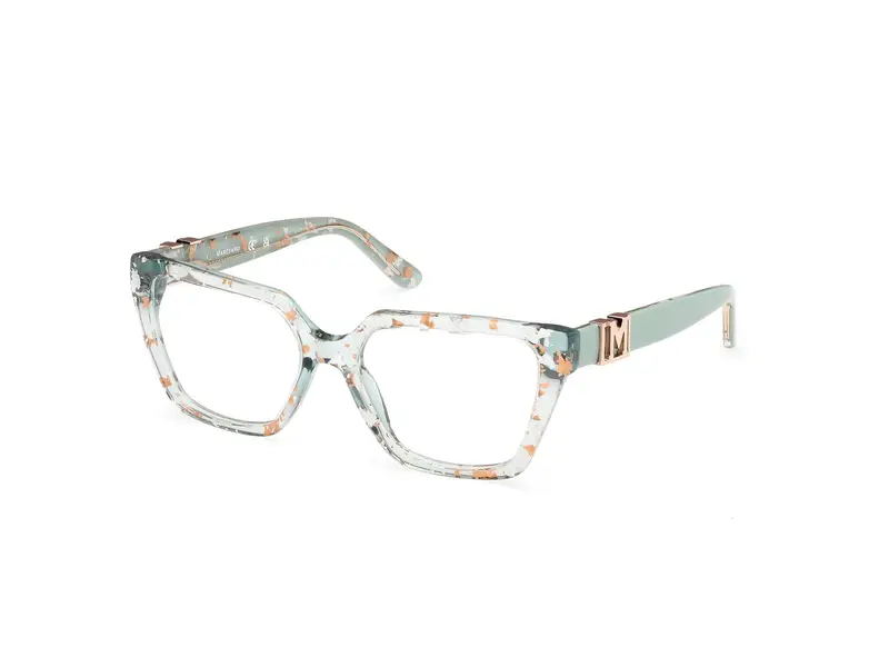 Guess by Marciano Donna GM50028 095 Montature da vista Acetato Verde Squadrata Normale