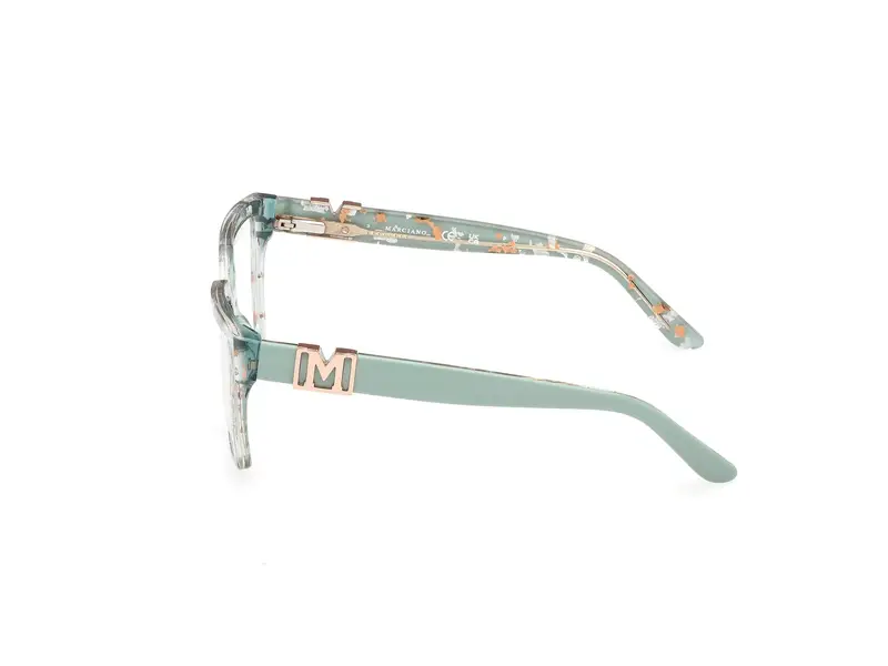 Guess by Marciano Donna GM50028 095 Montature da vista Acetato Verde Squadrata Normale miniatura 2