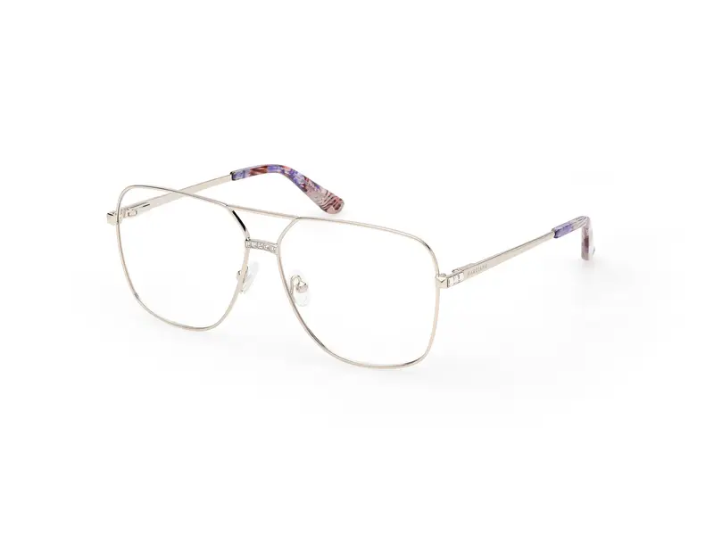 Guess by Marciano Donna GM50029 033 Montature da vista Metallo Oro Squadrata Normale