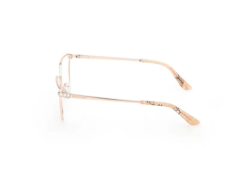 Guess by Marciano Donna GM50030 028 Montature da vista Metallo Oro Cat Eye Normale miniatura 2