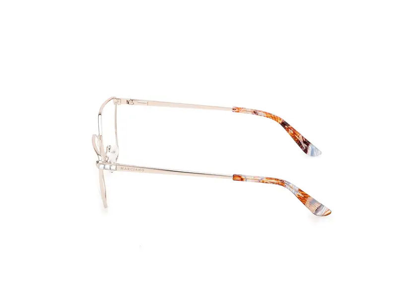 Guess by Marciano Donna GM50030 032 Montature da vista Metallo Oro Cat Eye Normale miniatura 2