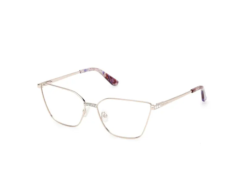 Guess by Marciano Donna GM50030 033 Montature da vista Metallo Oro Cat Eye Normale